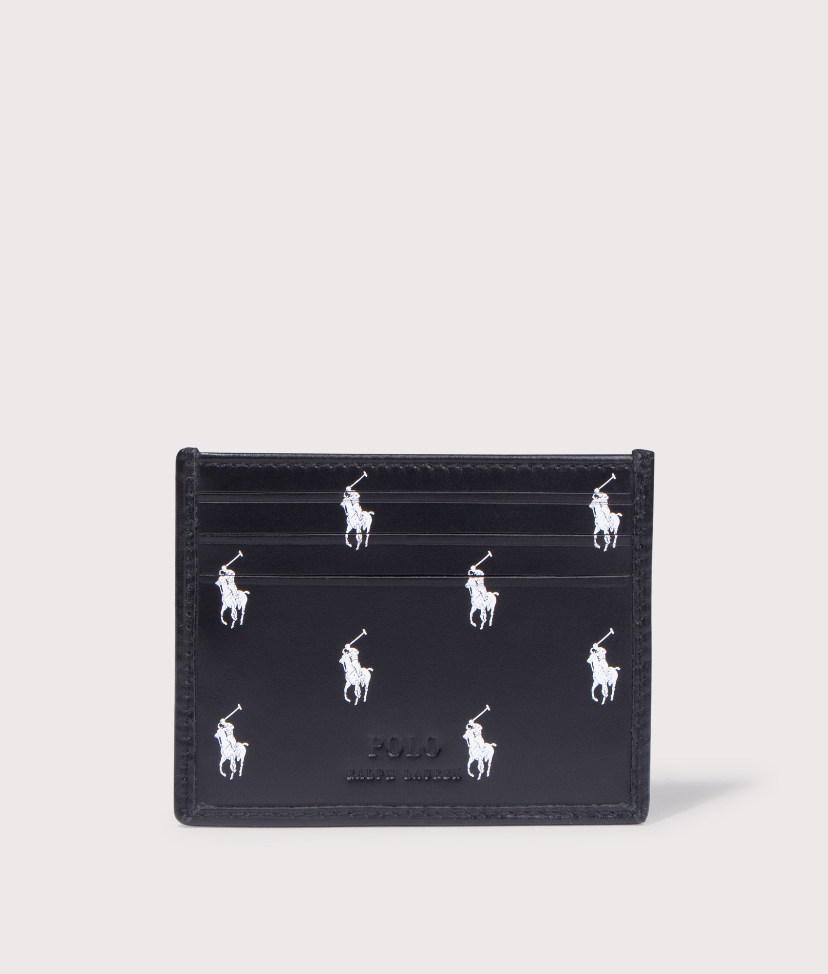 Signature Pony Leather Card Case. Shot by EWVVS. Front shot.