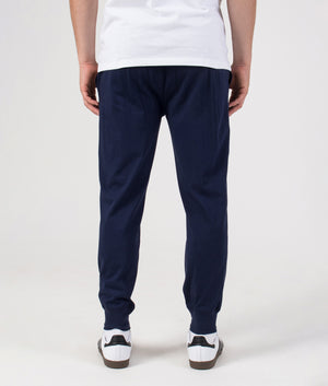 Polo Ralph Lauren Lounge Classic Fit Joggers in Cruise Navy at EQVVS Menswear. Model Back Shot. 