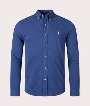 ralph lauren featherweight mesh shirt navy