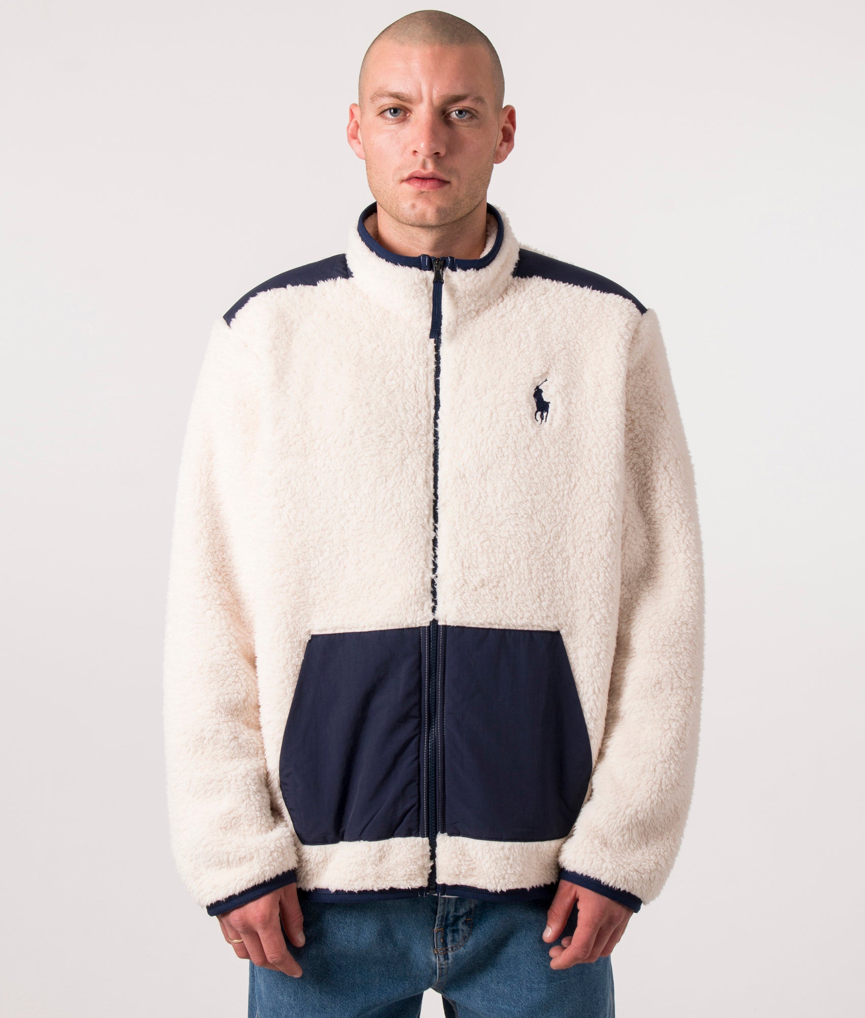 Hybrid-Zip-Fleece-Jacket-Winter-Cream-Polo-Ralph-Lauren-EQVVS-Front-Image