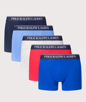 5 Pack Classic Stretch Cotton Trunks. Shot  by EQVVS. Front shot.