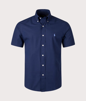 Custom Slim Short Sleeve Shirt Newport Navy Polo Ralph Lauren
