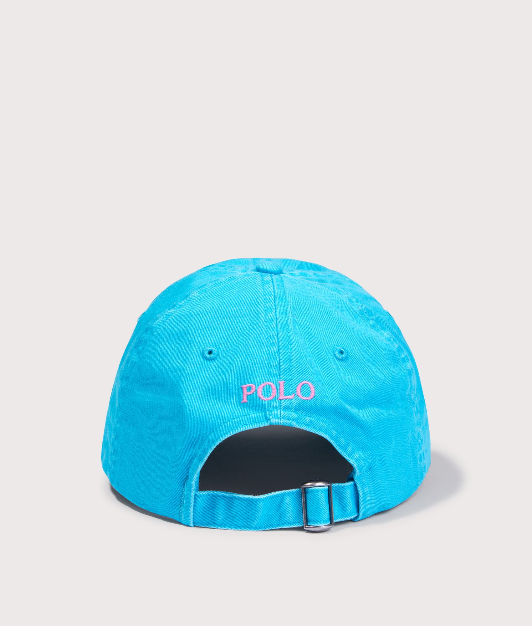 Cotton Chino Baseball Cap in Cove Blue | Polo Ralph Lauren | EQVVS | Back shot 