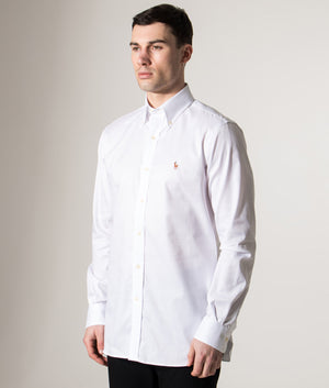Custom Fit Oxford Dress Shirt in White | Polo Ralph Lauren