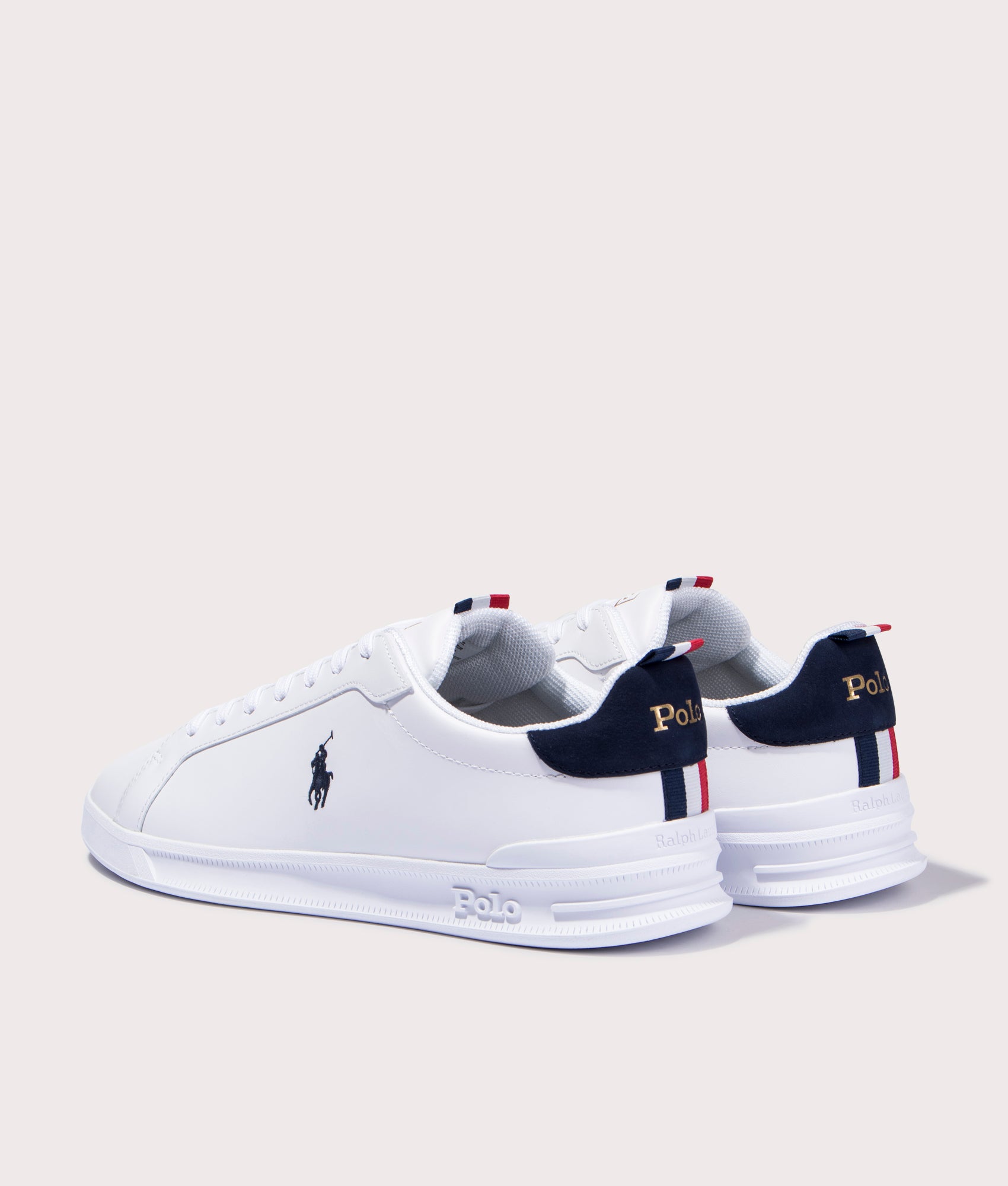 HRT-CT-II-Low-Top-Lace-Sneakers White/Navy/Red-Polo-Ralph-Lauren-EQVVS