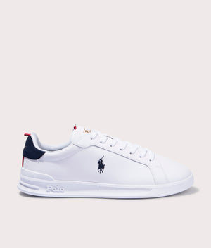 HRT-CT-II-Low-Top-Lace-Sneakers White/Navy/Red-Polo-Ralph-Lauren-EQVVS