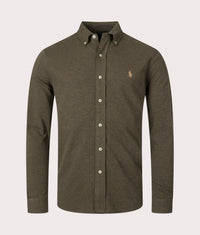 Relaxed Fit Featherweight Mesh Shirt: 111 Wilson Olive Heather 