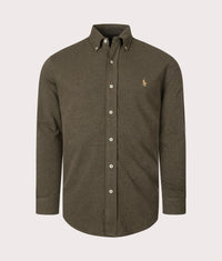 Relaxed Fit Featherweight Mesh Shirt: 111 Wilson Olive Heather 