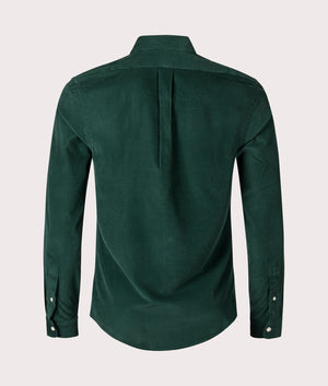 Polo Ralph Lauren Slim Fit Corduroy Shirt Moss Agate Back Shots EQVVS 