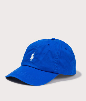 Classic Sport Cap in New Sapphire by Polo Ralph Lauren. EQVVS Side Angle Shot.