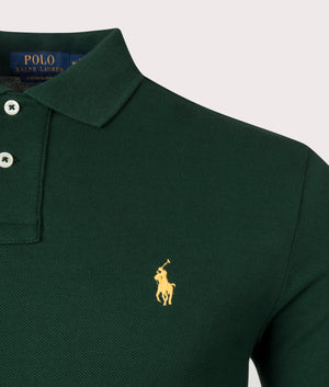Long Sleeve Polo Shirt Moss Agate | Polo Ralph Lauren | EQVVS