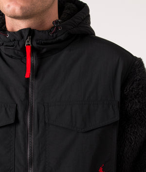 Quarter-Zip-Fleece-Pullover-Black-Polo-Ralph-Lauren-EQVVS-Detail-Image