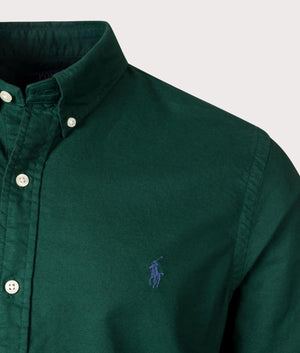 Slim Fit Garment-Dyed Oxford Shirt