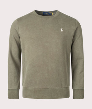 Loopback Terry Sweatshirt in Company Olive - Polo Ralph Lauren - EQVVS - Front