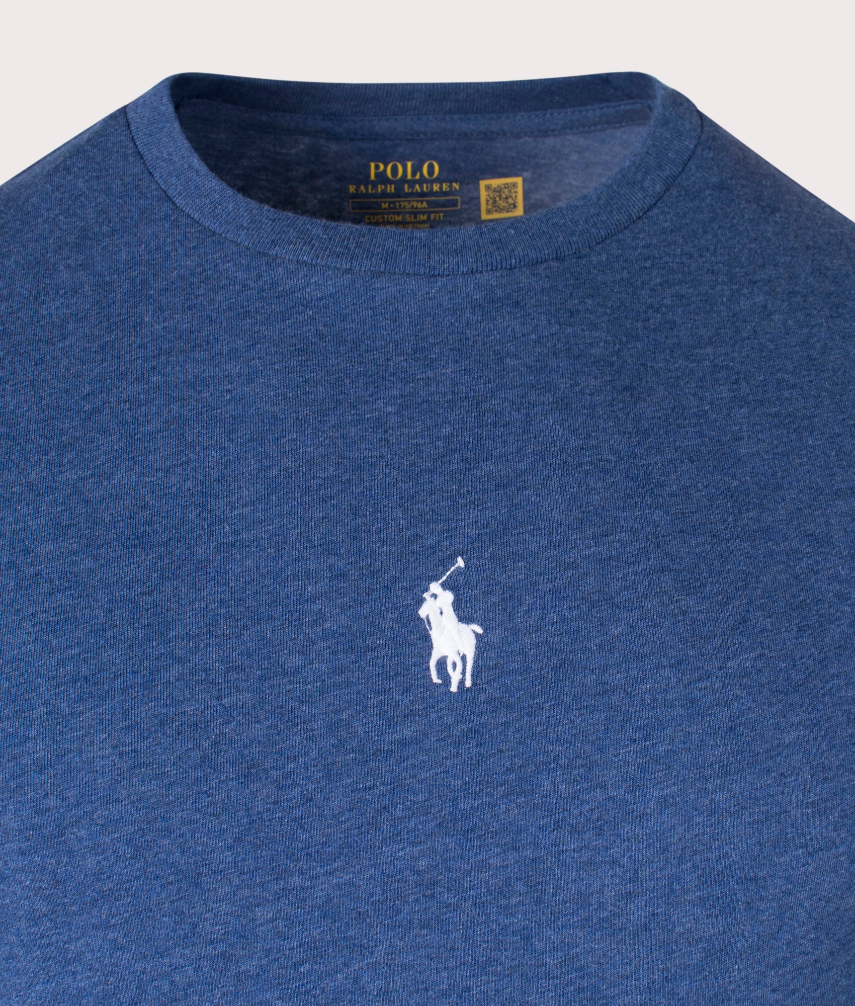 Custom-Slim-Fit-Jersey-T-Shirt-Derby-Blue-Heather-Polo-Ralph-Lauren-EQVVS
