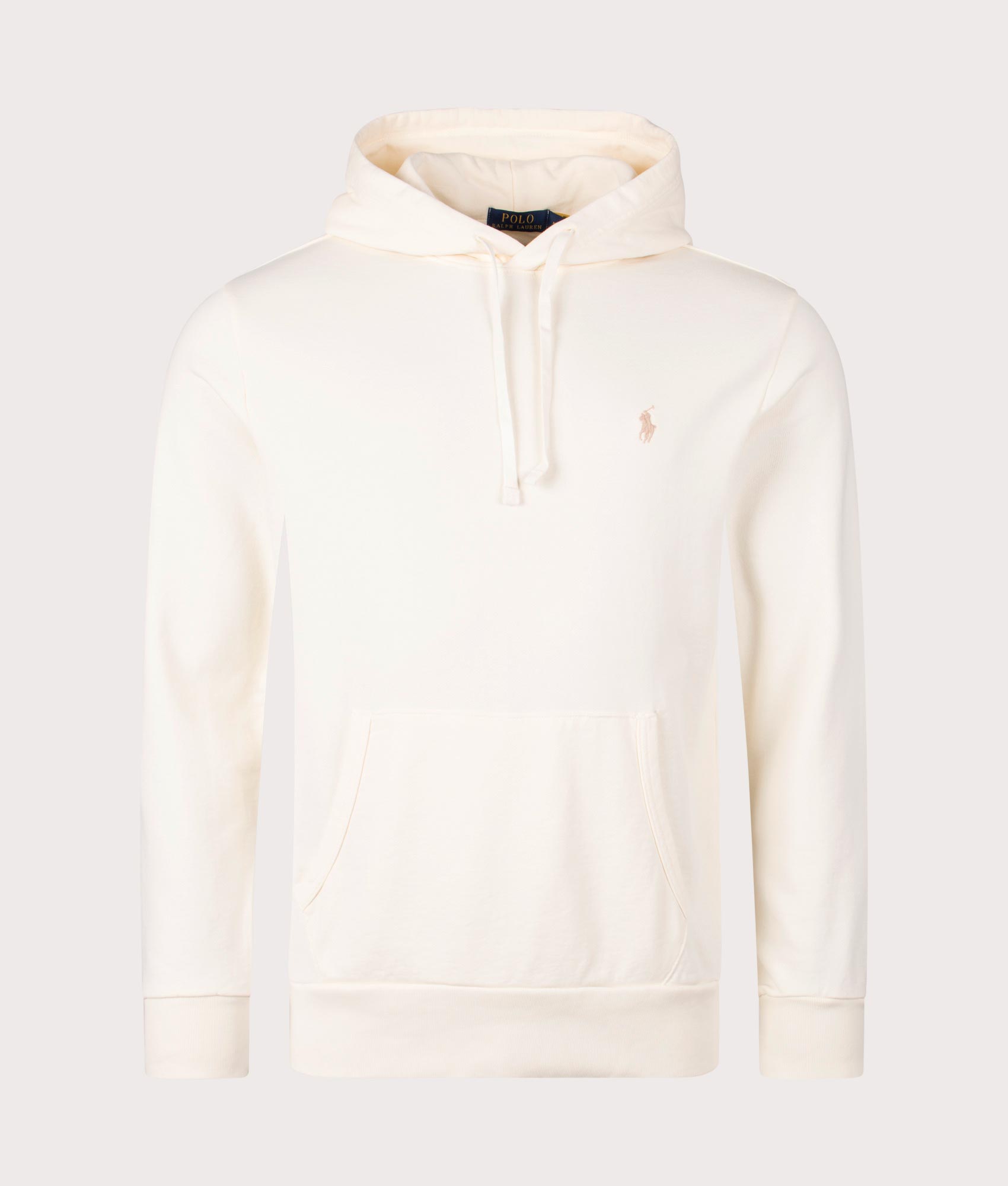 Loopback Fleece Hoodie in Clubhouse Cream by Polo Ralph Lauren. EQVVS Shot. 
