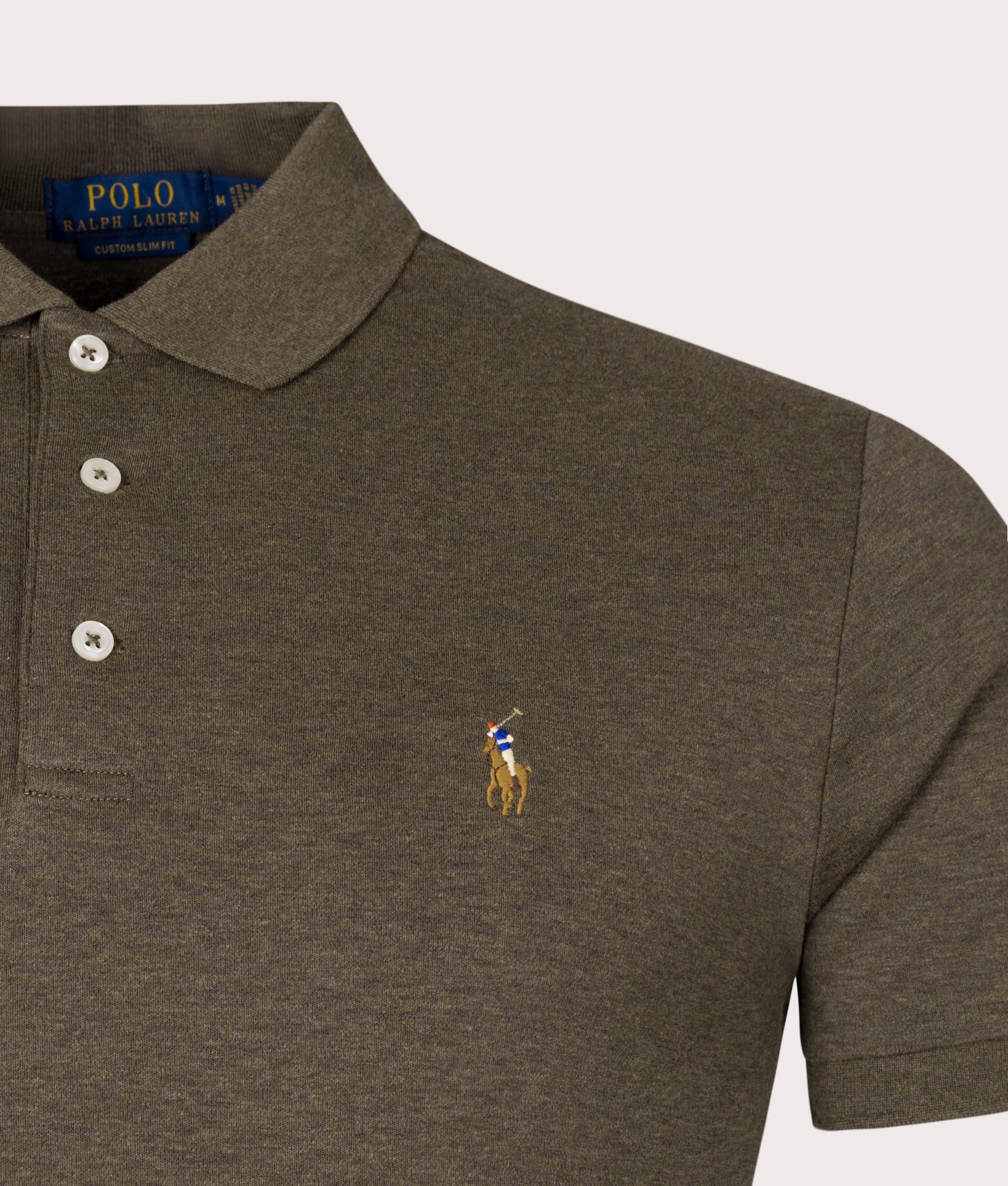 Custom-Slim-Fit-Soft-Cotton-Polo-Shirt-Wilson-Olive-Heather-Polo-Ralph-Lauren-EQVVS