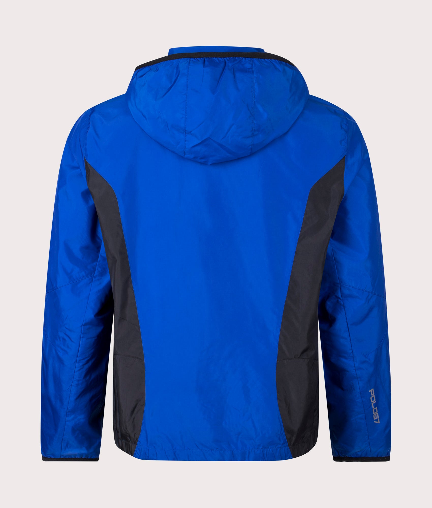Vital Lined Windbreaker in Sapphire Star by Polo Ralph Lauren. EQVVS Back Angle Shot.