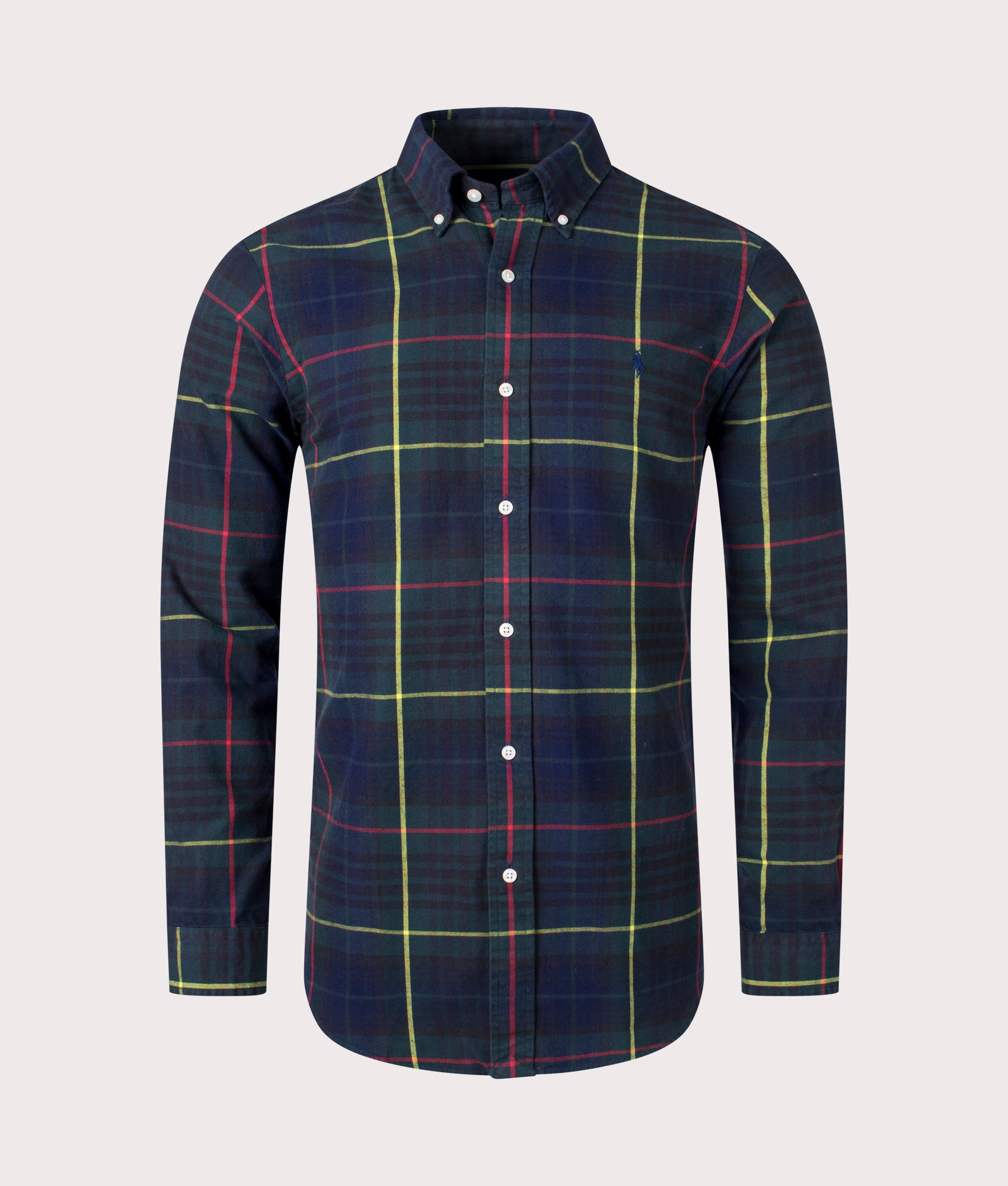 Lightweight-Shirt-Navy-Multi-Polo-Ralph-Lauren-EQVVS-Front-Image
