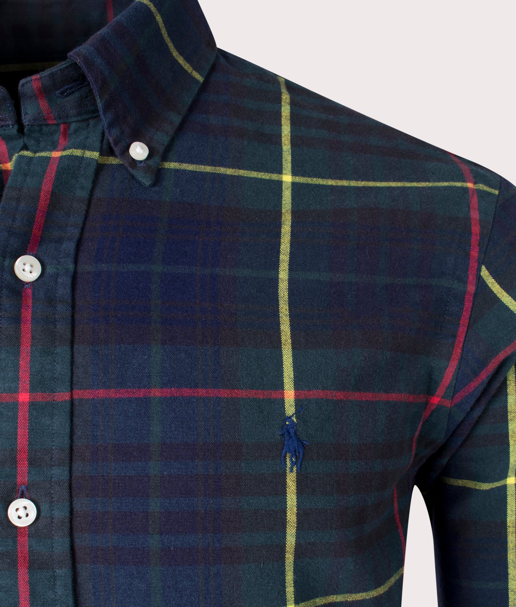 Lightweight-Shirt-Navy-Multi-Polo-Ralph-Lauren-EQVVS-Detail-Image