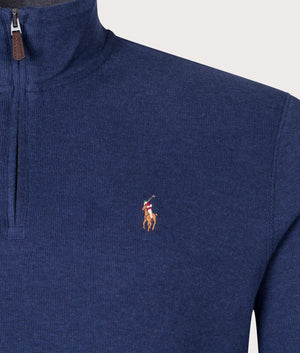 Quarter-Zip-Estate-Rib-Knit-Spring-Navy-Heather/Barcly-Heather-International-Polo-Ralph-Lauren-EQVVS