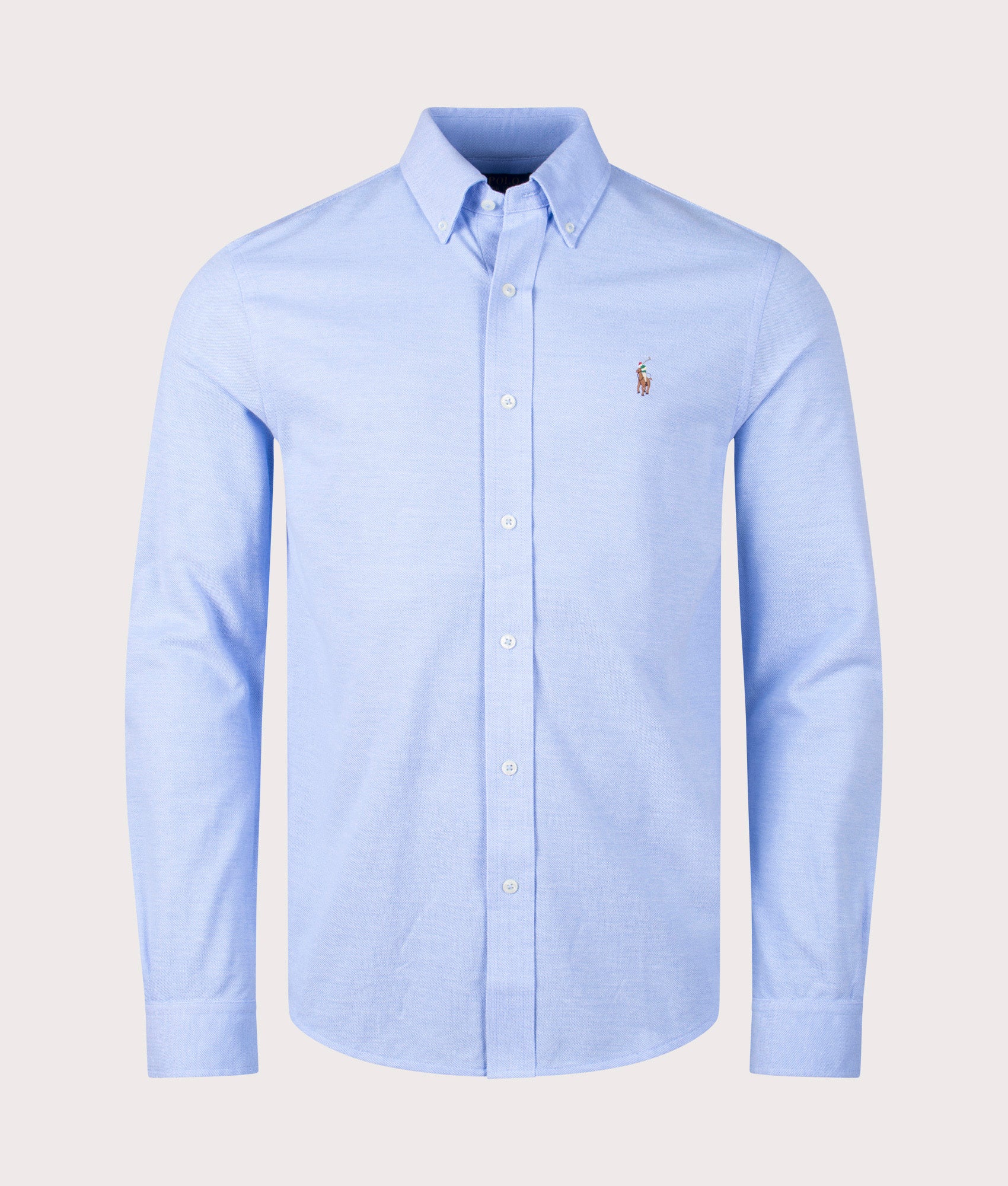 Knit Oxford Shirt In Harbour Blue Multi Ralph Lauren EQVVS knit-oxford-shirt-in-harbour-blue-multi-ralph-lauren-eqvvs