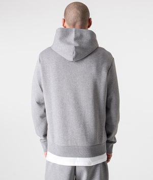 Double Knit Central Logo Hoodie Grey - Polo Ralph Lauren - EQVVS - Reverse