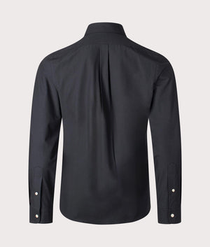Polo Ralph Lauren, Custom Fit stretch poplin Shirt, polo black, Eqvvs Menswear, back shot angle