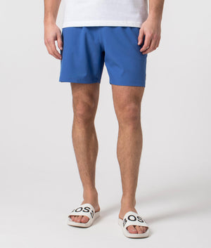Polo Ralph Lauren Regular Fit Traveler Swim Shorts Liberty Blue Front Shot EQVVS