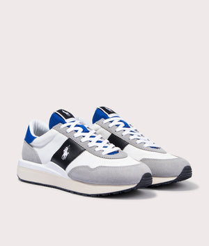 Train-89-PP-Low-Top-Lace-Sneakers-Soft Grey-Royal-Blue-White-Polo-Ralph-Lauren-EQVVS