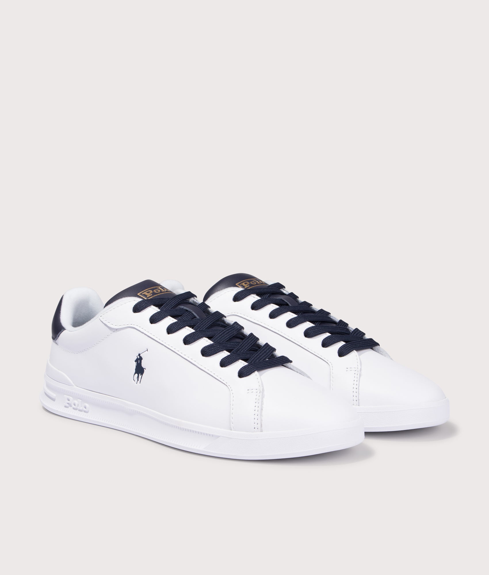 Heritage Court II Leather Sneakers. Shot by EQVVS. Front angled shot.