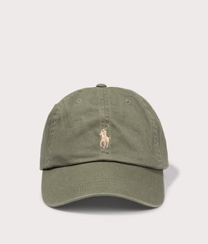 Polo Ralph Lauren Classic Sports Cap in Dark Sage Front Shot at EQVVS