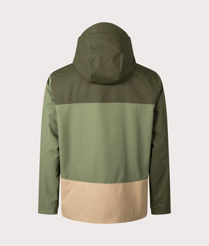 Polo Ralph Lauren Eastland Lined Jacket in Garden Trail Multi - Green & Khaki - 100% Cotton back Shot at EQVVS