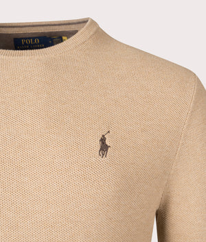 Textured-Cotton-Mesh-Knitted-Jumper 50-Camel-Melange-Polo-Ralph-Lauren-EQVVS