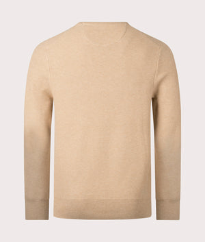 Textured-Cotton-Mesh-Knitted-Jumper 50-Camel-Melange-Polo-Ralph-Lauren-EQVVS