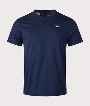 Lightweight Loungewear T-Shirt in Cruise Navy by Polo Ralph Lauren. EQVVS Shot. 