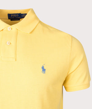 Custom Slim Fit Mesh Polo Shirt