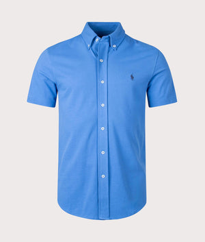 Featherweight Mesh Short Sleeve Shirt in 016 New England Blue 