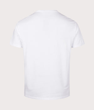 Polo Bear Jersey T-Shirt in White by Ralph Lauren. EQVVS Back Angle Shot.