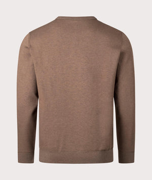 Polo ralph Lauren Crew Neck Sweatshirt in Cedar heather, Back Shot at EQVVS 