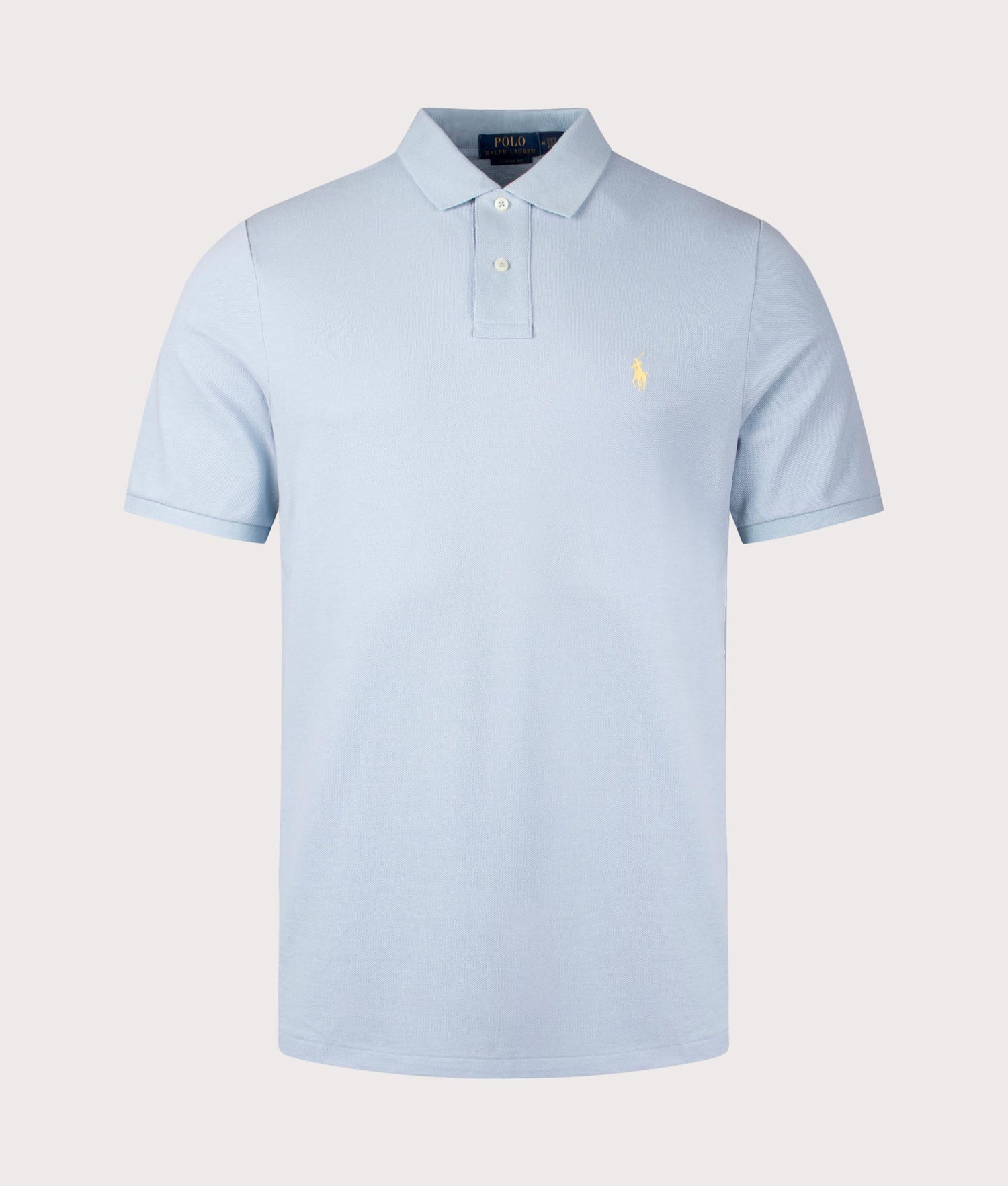 Classic Fit Mesh Polo Shirt in Alpine Blue | Polo Ralph Lauren | EQVVS