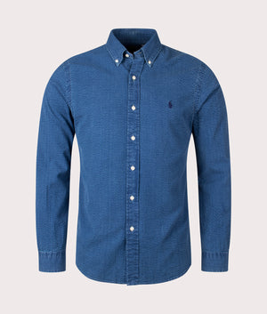 Custom Fit Lightweight Shirt Dark Indigo Polo Ralph Lauren EQVVS