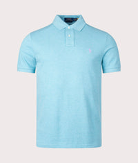 Custom Slim Fit Mesh Polo Shirt Sapphire Star Blue | Polo Ralph Lauren