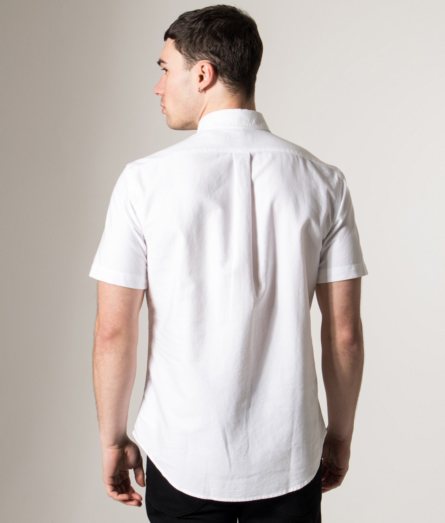 Custom Fit Short Sleeve Lightweight Oxford Shirt