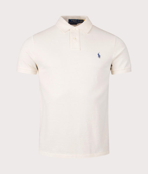 Custom Slim Mesh Polo Shirt Herbal Milk | Polo Ralph Lauren | EQVVS
