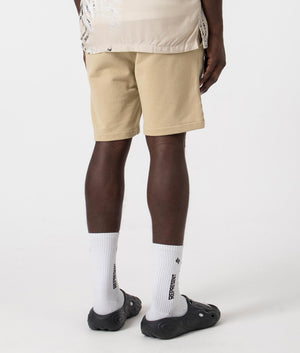 Athletic Sweat Shorts in Coastal Beige by Ralph Lauren. EQVVS Back Angle Shot.