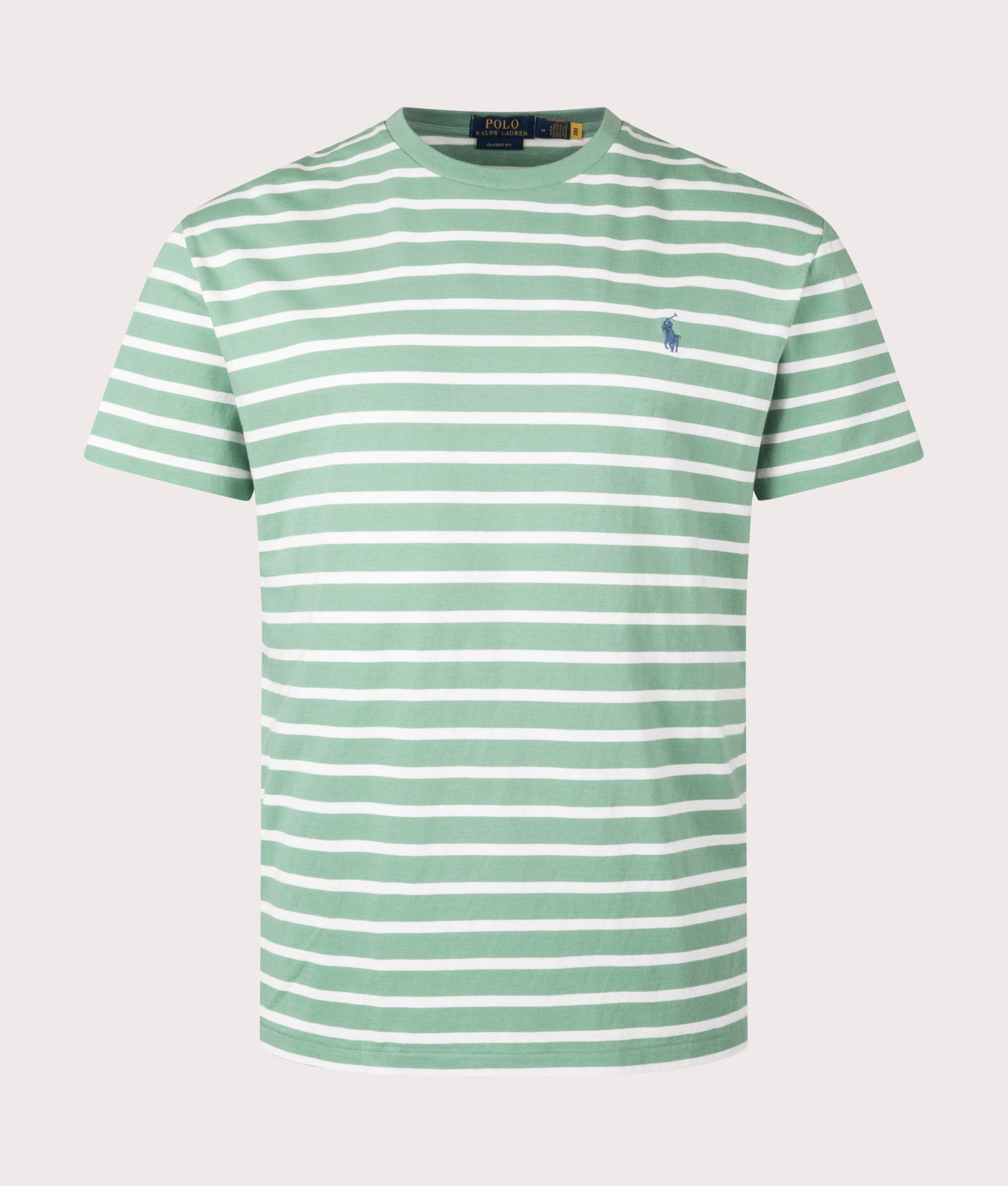 Polo Ralph Lauren Striped Jersey T-Shirt Mint/Nevis. EQVVS. 