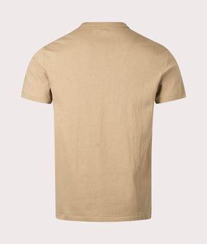 Polo Ralph Lauren Classic Relaxed Fit Jersey T-Shirt in Desert Khaki - Beige - 100% Cotton Back Shot EQVVS