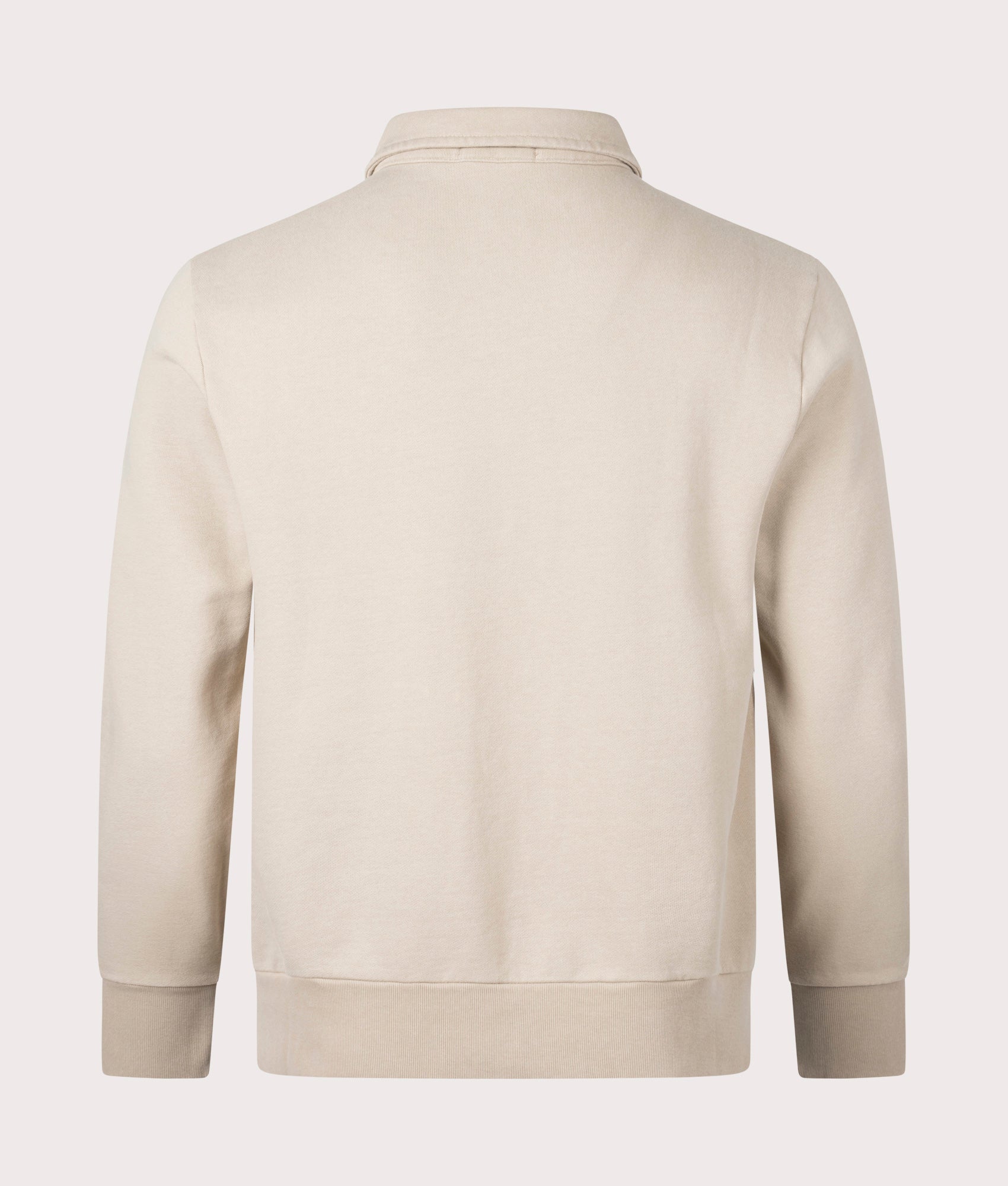 Polo Ralph Lauren Quarter Zip Sweatshirt Coastal Beige Back Shot EQVVS