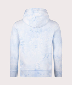Beach Club Bear Hoodie in Riviera Bleach Coldwash Beach Club Bear by Polo Ralph Lauren. EQVVS Back Angle Shot.